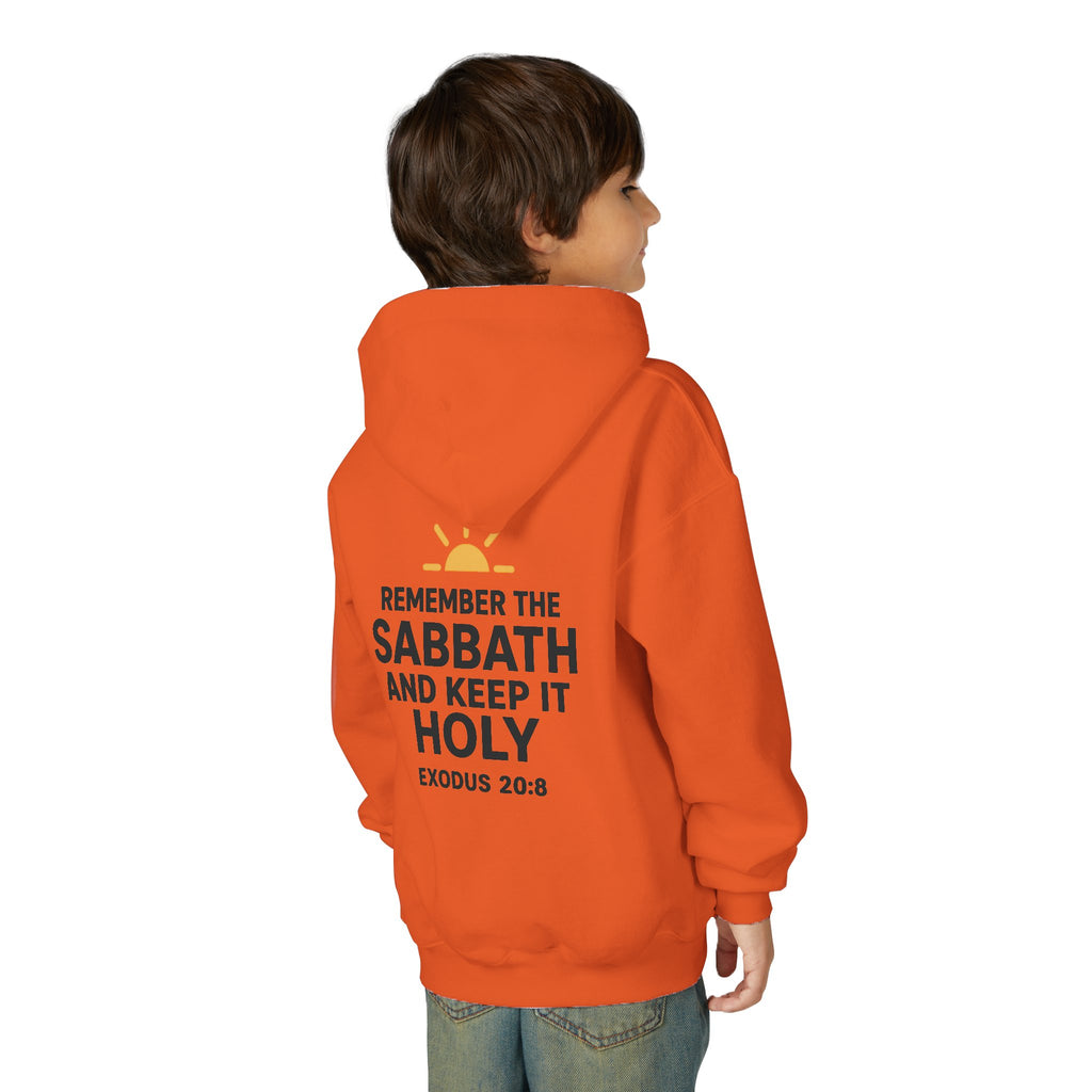 Sabbath Mode Youth Hoodie, Comfortable Hooded Sweatshirt for Kids, Perfect for Religious Observances, Christian Gift, Sunday Wear