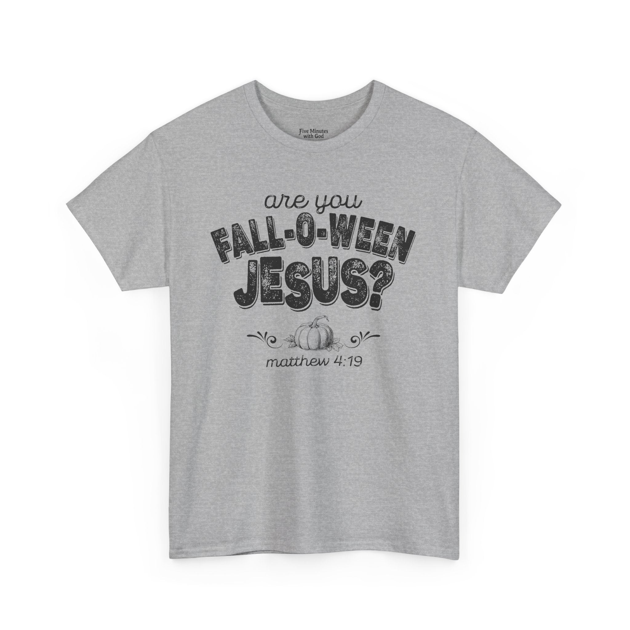 Fall-Themed Tee, Are You Fall-O-Ween Jesus, Unisex Cotton Shirt, Funny Fall Apparel, Halloween T-Shirt, Thanksgiving Gift Ideas