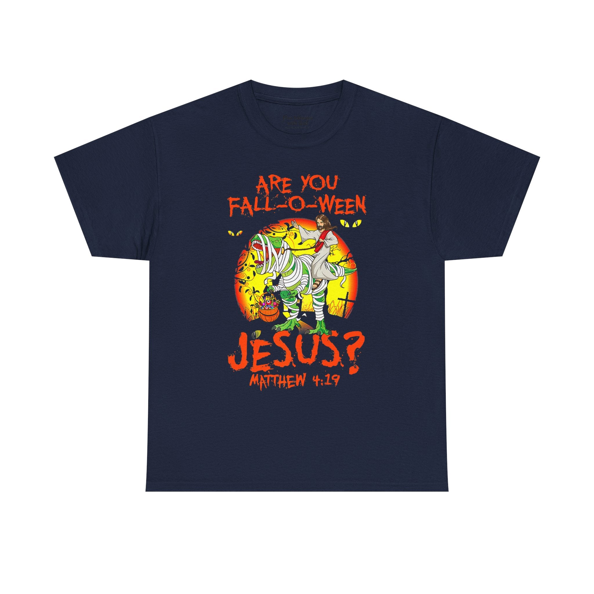Funny Halloween T-Shirt, Fall Shirt, Christian Tee, Gift for Jesus Lovers, Unique Fall Apparel