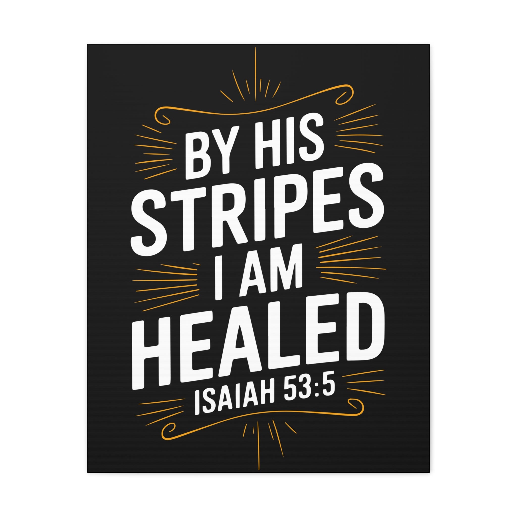 Inspirational Canvas Wall Art - Faith Decor, Christian Gift, Healing Quote, Home Decor, Modern Artwork