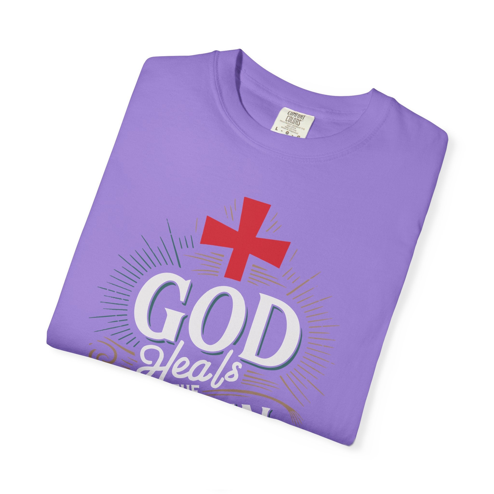 Faith-Inspired Unisex T-Shirt, God Heals The Broken-Hearted Tee