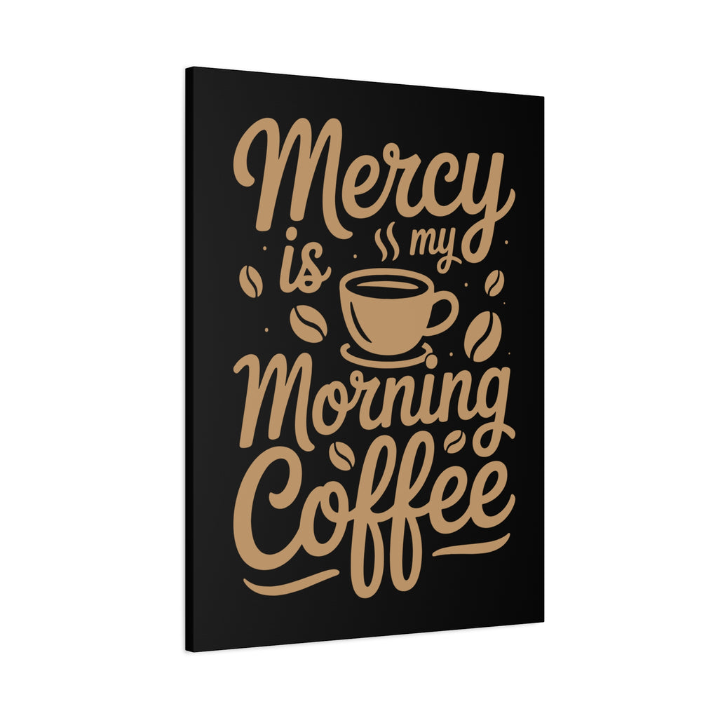 Coffee-Themed Canvas Art Print, Wall Decor for Coffee Lovers, Inspirational Home Decoration, Gift for Friends and Family