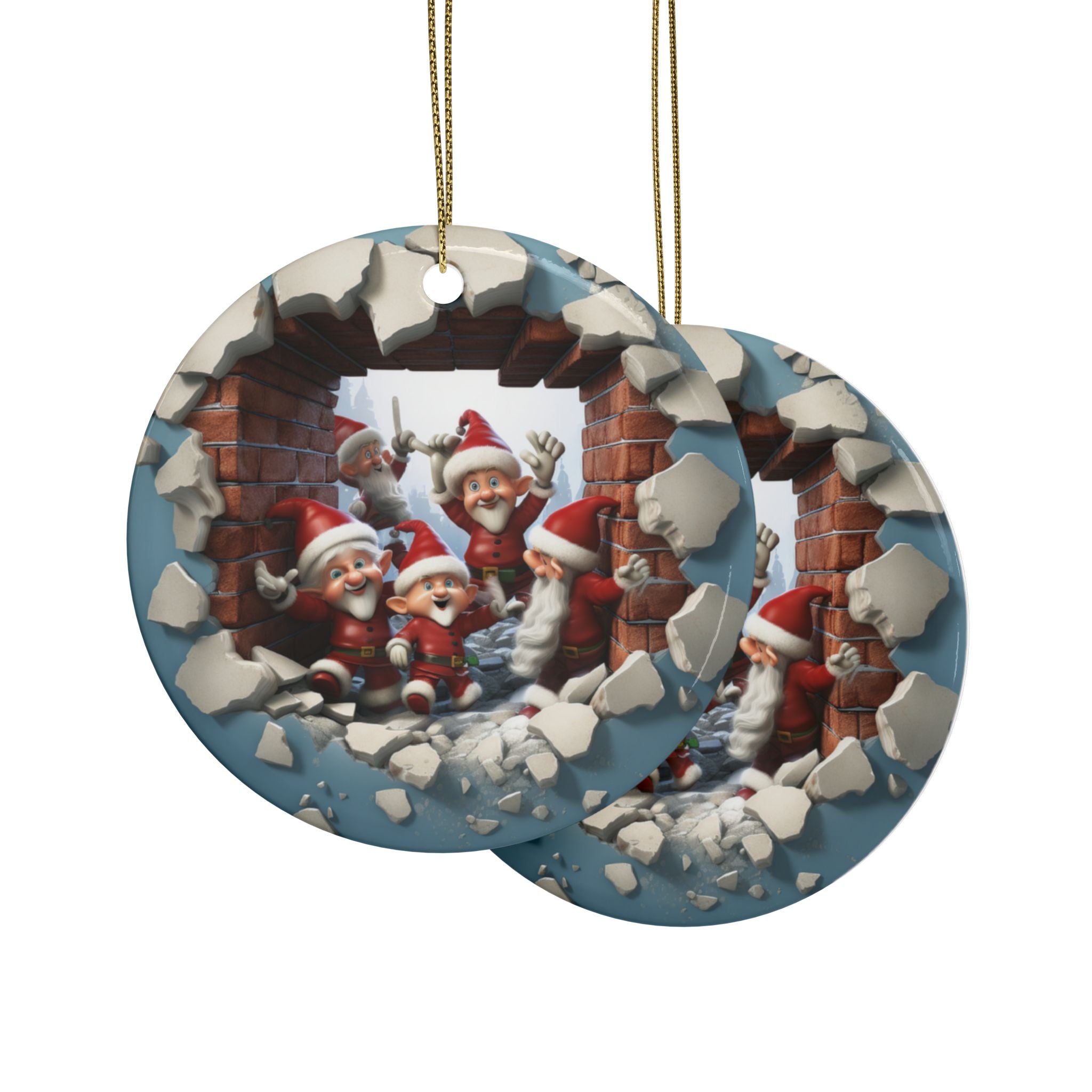 Holiday Ceramic Ornaments - Star Shaped Christmas Decor, Festive Tree Decorations, Unique Gift Ideas, Home and Holiday Decorations, [...]