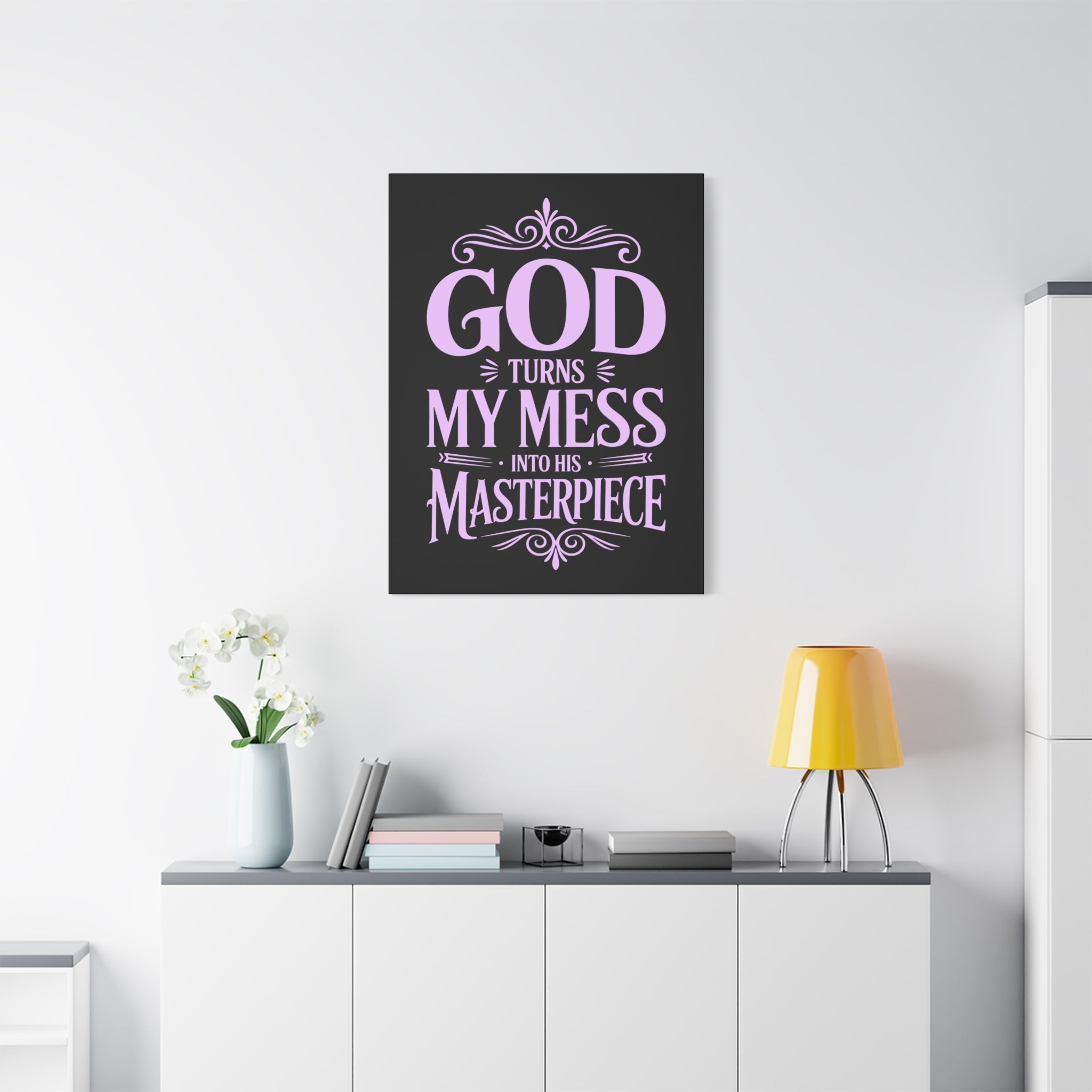 Inspirational Canvas Wall Art, Home Decor, Christian Gift, Motivational Wall Art, Faith-Based Decoration, Room Aesthetic, Gift for Her