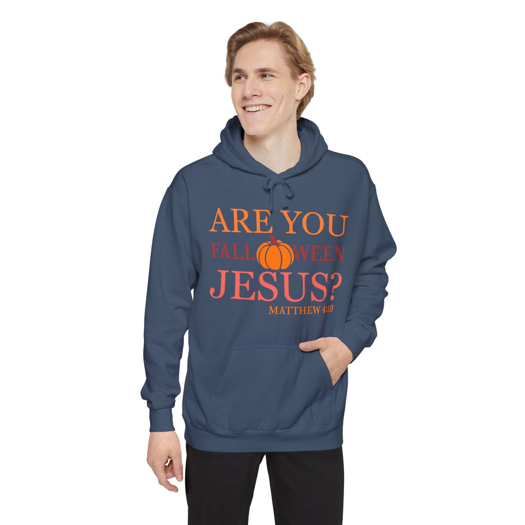 Fall-Themed Hoodie with Inspirational Text | Perfect for Halloween, Cozy Gift, Unisex Apparel, Casual Wear