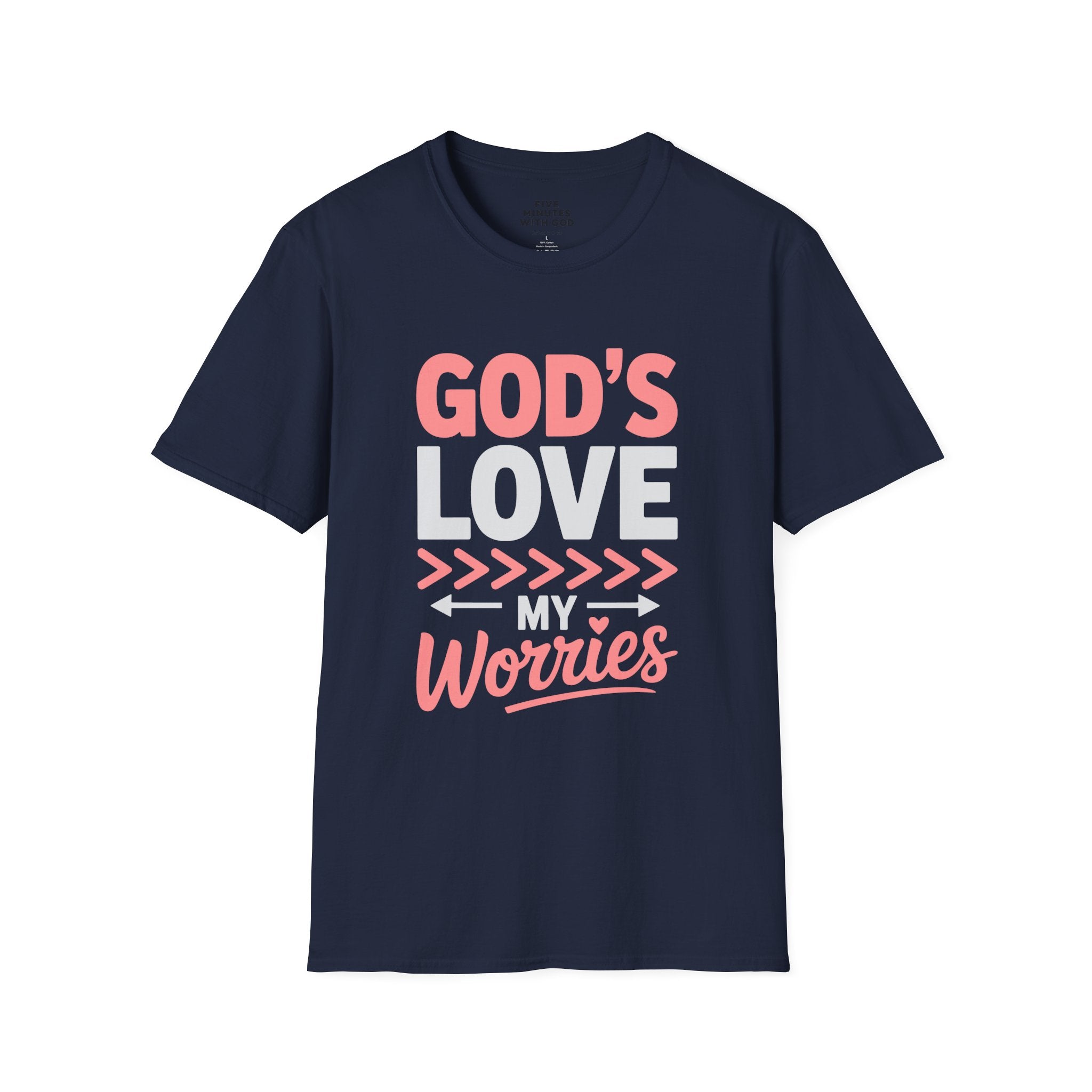 God's Love Conquers Worries T-Shirt