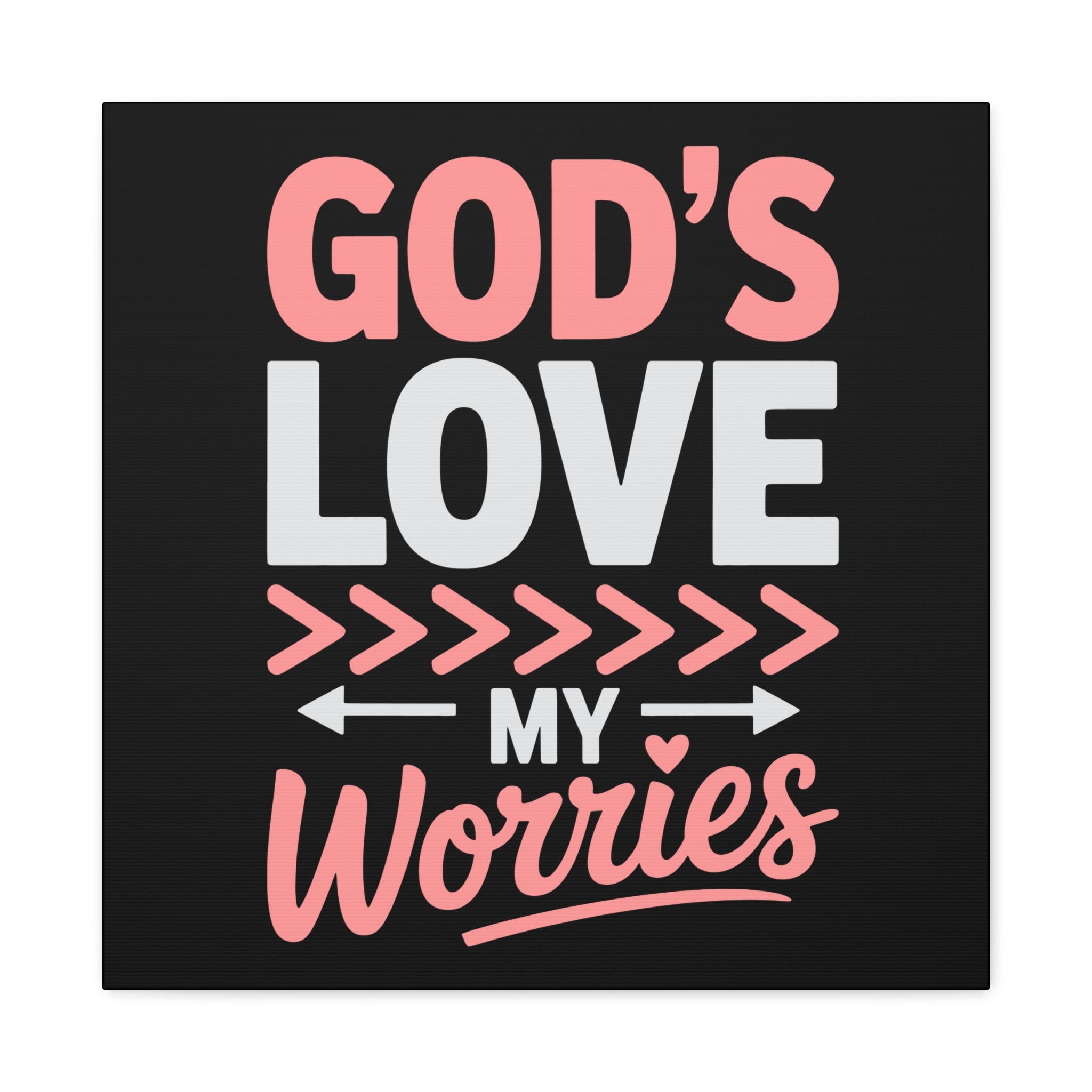 Inspirational Canvas Wall Art, Home Decor, Christian Gift, Motivational Wall Art, Stress Relief Decor, Housewarming Gift