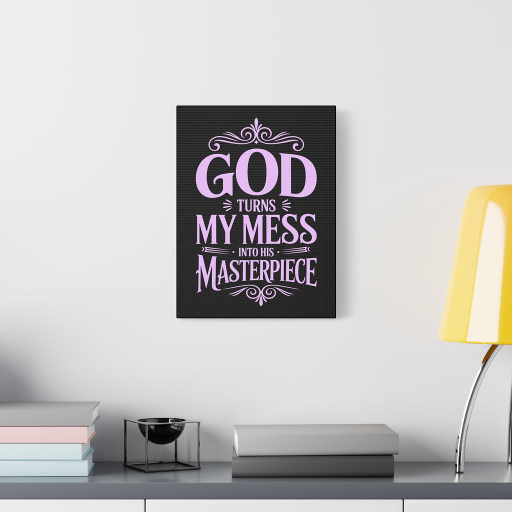 Inspirational Canvas Wall Art, Home Decor, Christian Gift, Motivational Wall Art, Faith-Based Decoration, Room Aesthetic, Gift for Her