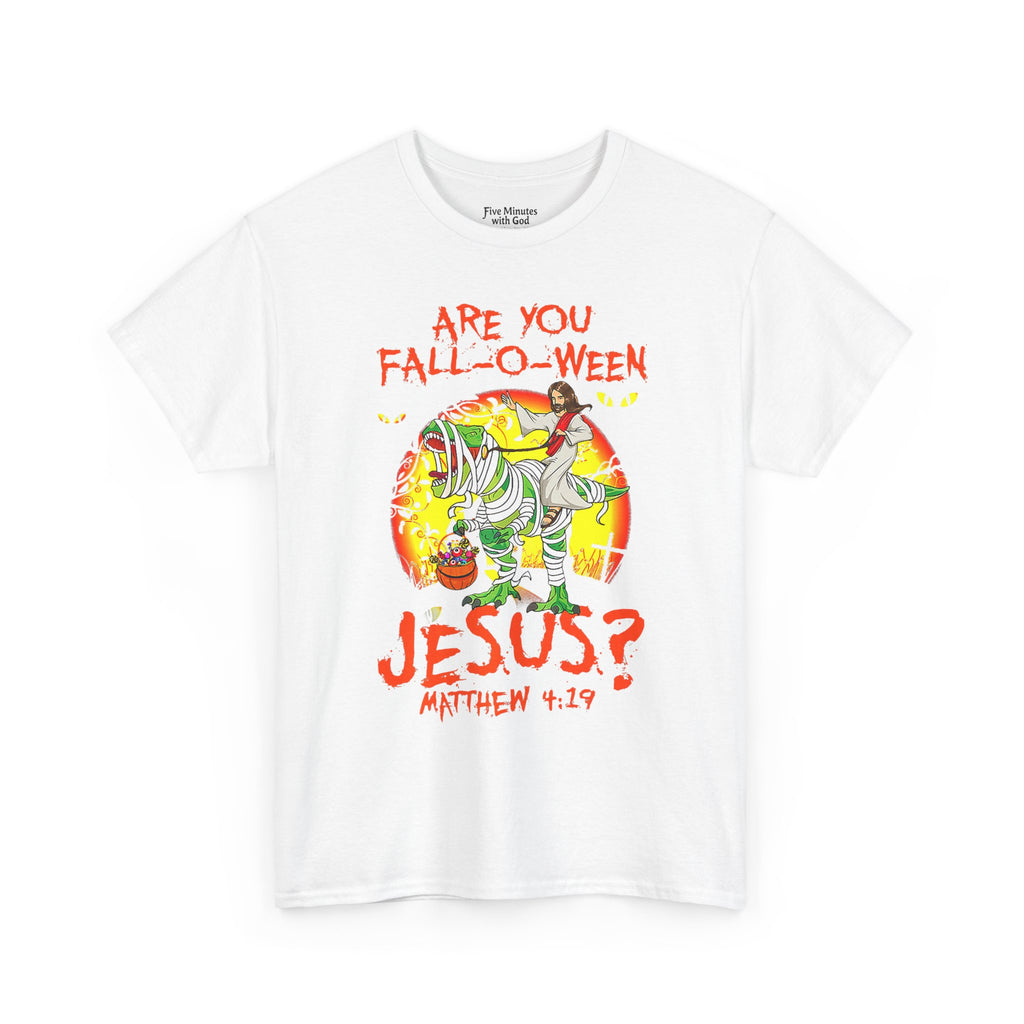 Funny Halloween T-Shirt, Fall Shirt, Christian Tee, Gift for Jesus Lovers, Unique Fall Apparel