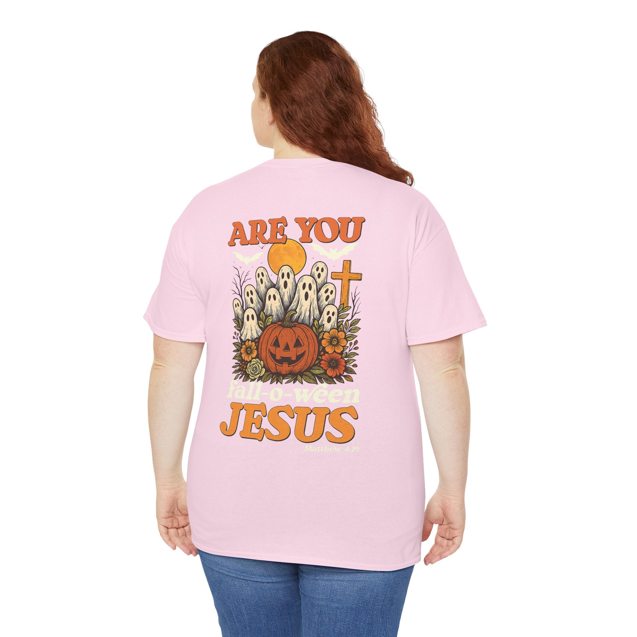 Halloween Faith Tee - Jesus is My Boo, Unisex T-Shirt for Halloween, Christian Halloween Shirt, Gift for Christian Friends, Spooky [...]