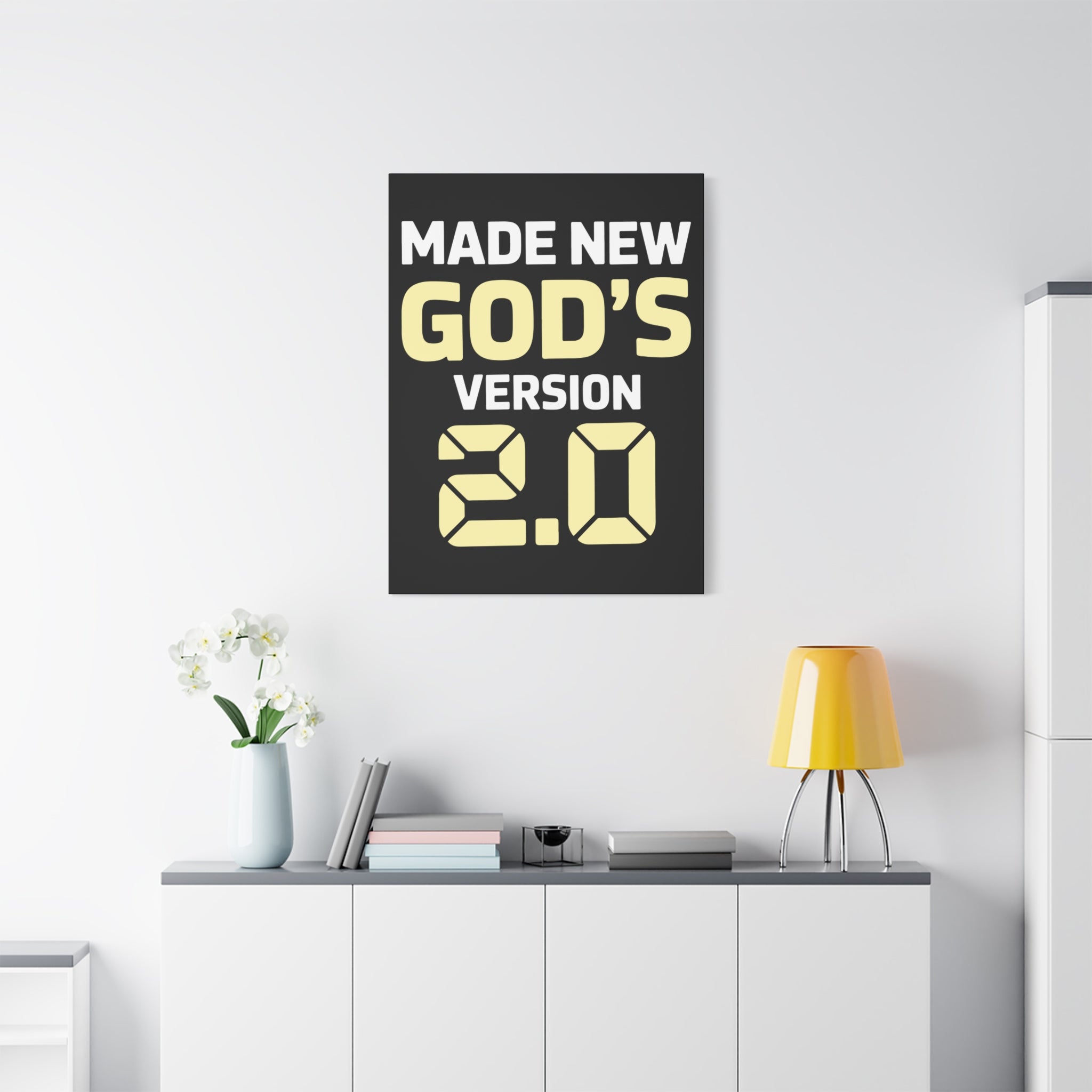 Inspirational Wall Art Canvas, Faith Decor, Home Decoration, Uplifting Gift, Christian Home, Motivational Room