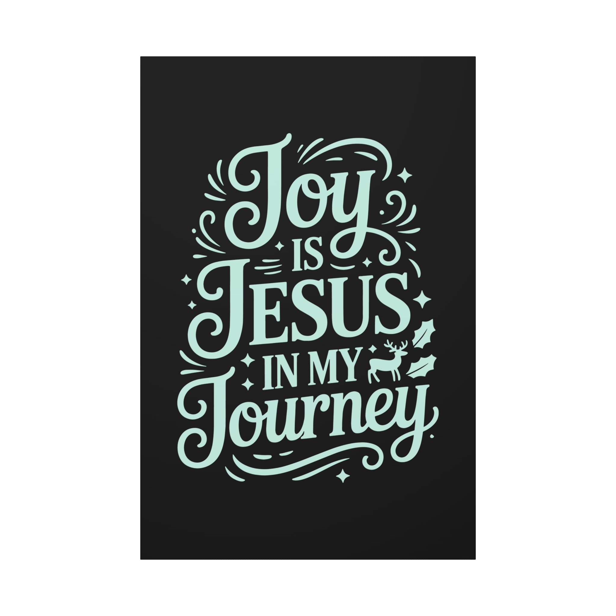 Joy in My Journey Canvas Wall Art, Religious Decor, Christmas Gift, Inspirational Wall Art, Joyful Home Decoration, Faith-Based Art