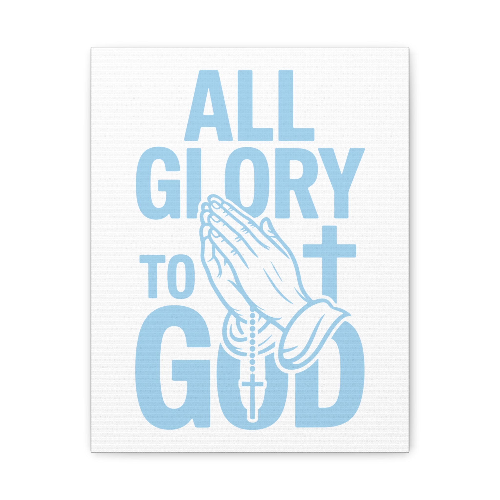 Religious Wall Art Canvas Print, Christian Home Decor, Inspirational Gift, Praying Hands Artwork, Faith Decor for Church
