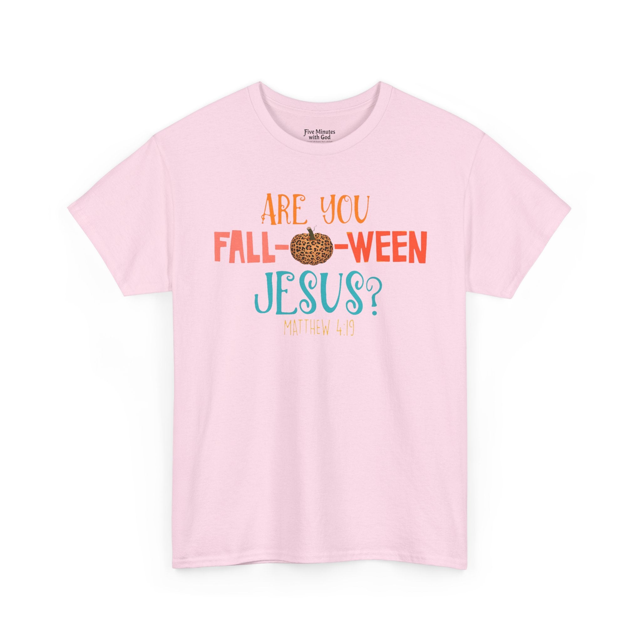 Unisex Fall-Themed T-Shirt: Are You Fall-o-Ween Jesus?, Halloween Apparel, Cozy Autumn Top, Fun Family Tee, Seasonal Gift