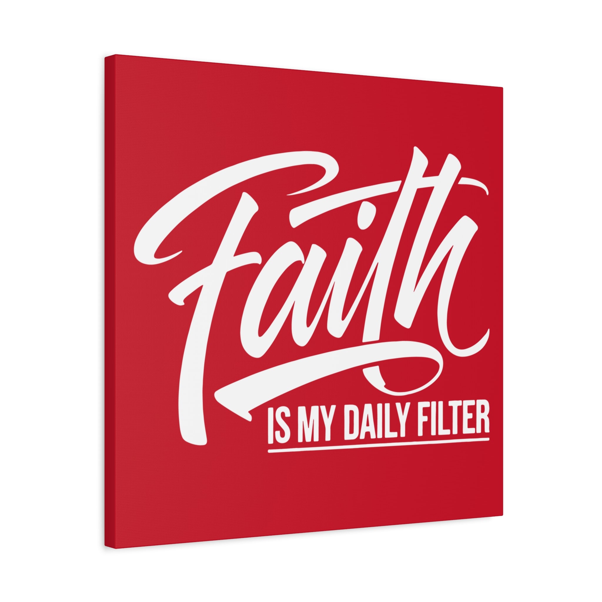 Copy of Inspirational Canvas Wall Art, Faith Quote Decor, Motivational Home Decor, Gray Wall Hanging, Gift for Faith Lovers