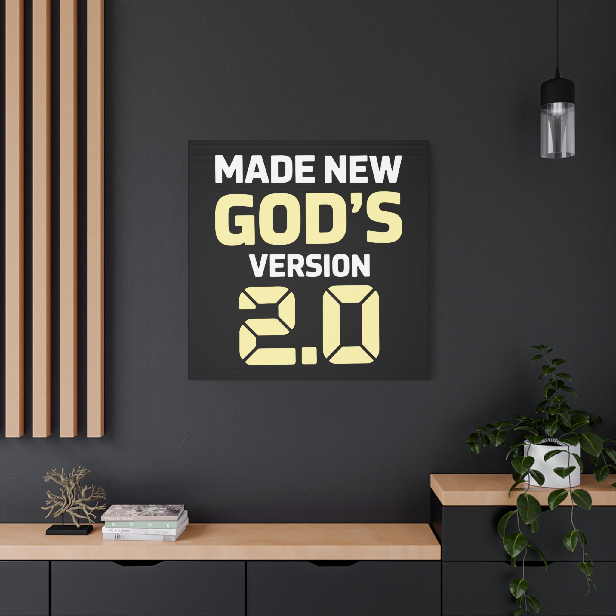 Inspirational Wall Art Canvas, Faith Decor, Home Decoration, Uplifting Gift, Christian Home, Motivational Room