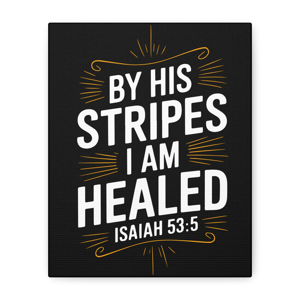 Inspirational Canvas Wall Art - Faith Decor, Christian Gift, Healing Quote, Home Decor, Modern Artwork