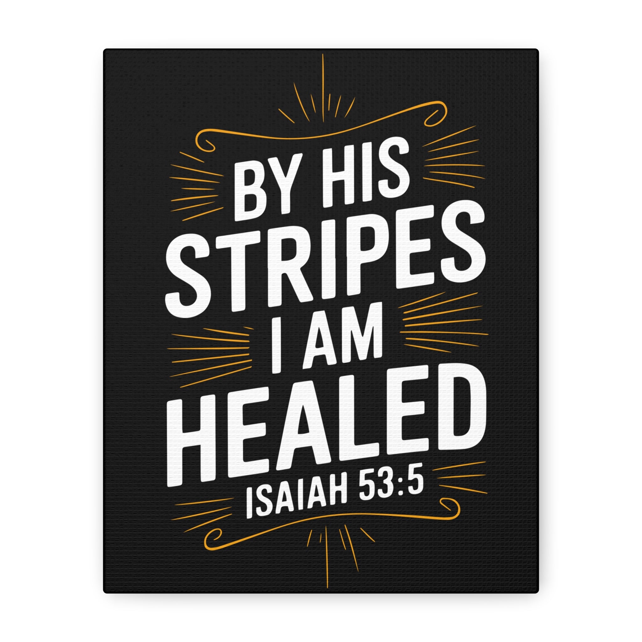 Inspirational Canvas Wall Art - Faith Decor, Christian Gift, Healing Quote, Home Decor, Modern Artwork