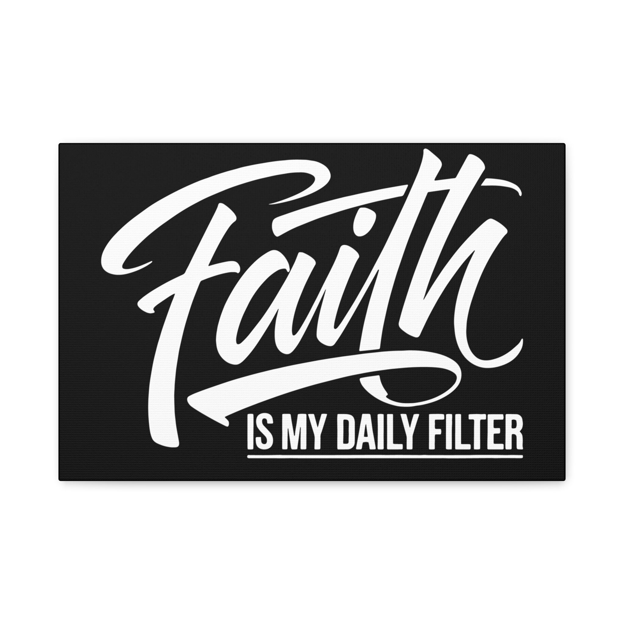 Inspirational Canvas Wall Art, Faith Quote Decor, Motivational Home Decor, Gray Wall Hanging, Gift for Faith Lovers
