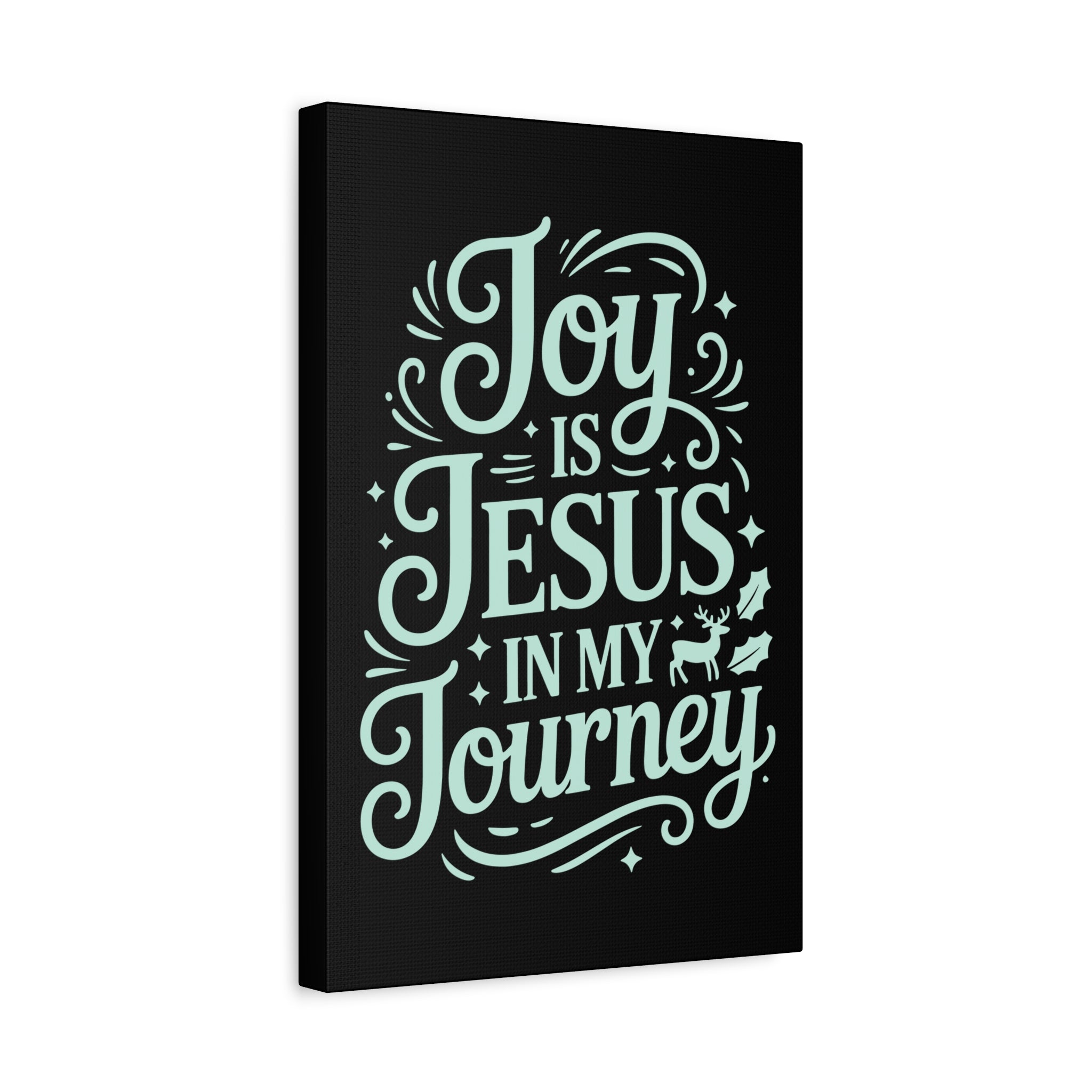 Joy in My Journey Canvas Wall Art, Religious Decor, Christmas Gift, Inspirational Wall Art, Joyful Home Decoration, Faith-Based Art