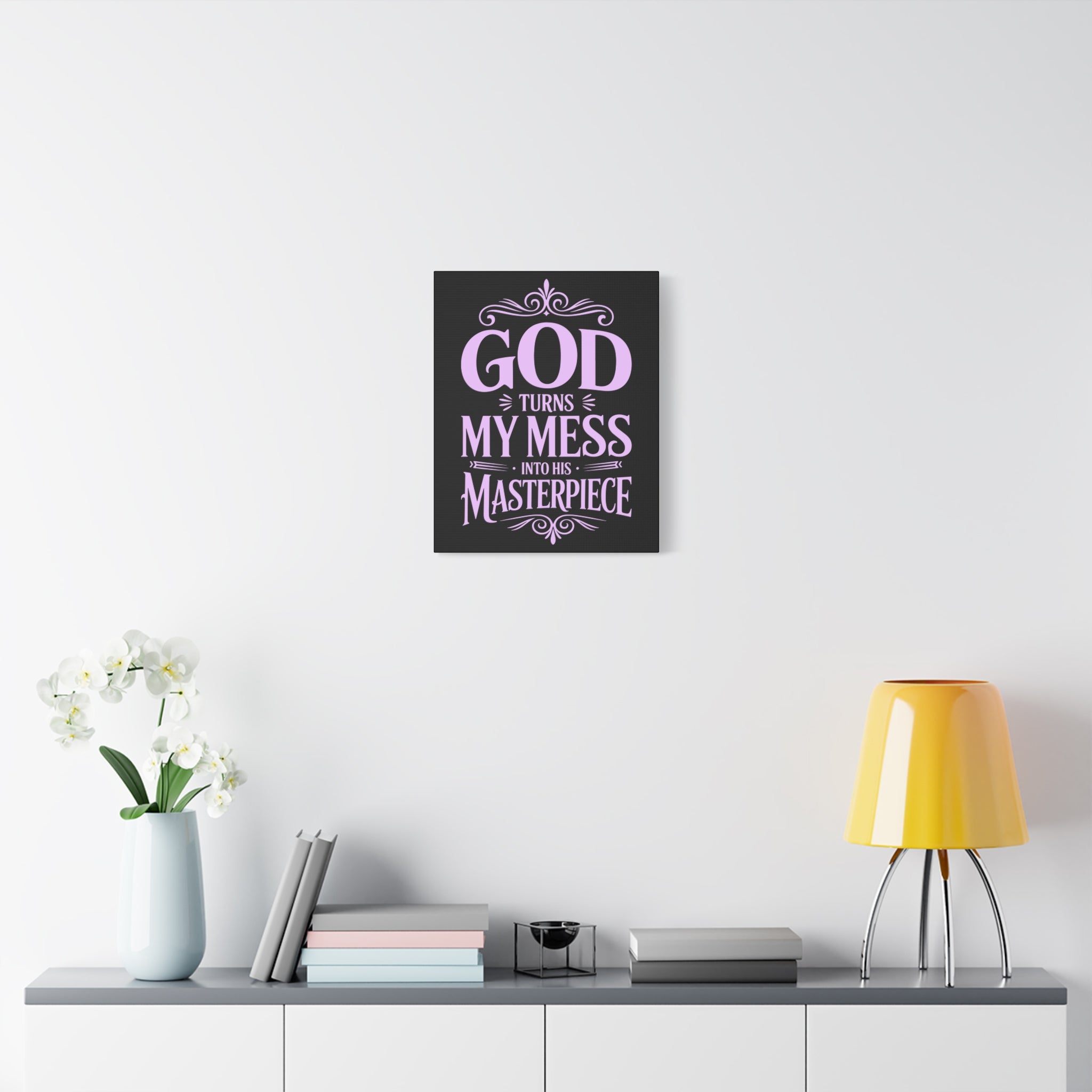 Inspirational Canvas Wall Art, Home Decor, Christian Gift, Motivational Wall Art, Faith-Based Decoration, Room Aesthetic, Gift for Her