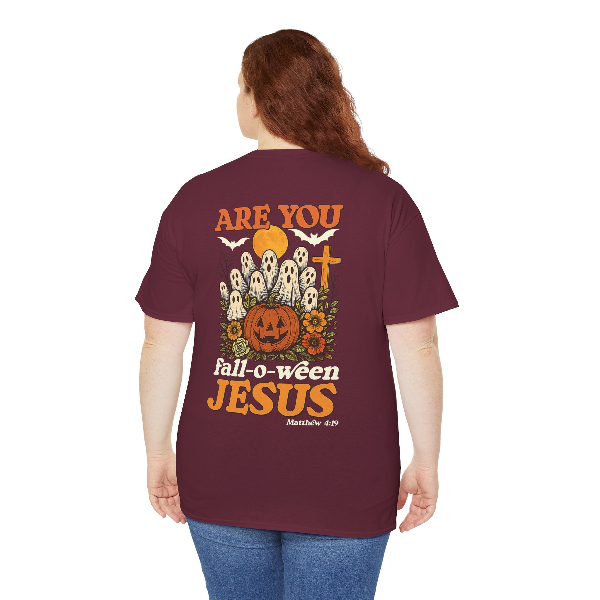Halloween Faith Tee - Jesus is My Boo, Unisex T-Shirt for Halloween, Christian Halloween Shirt, Gift for Christian Friends, Spooky [...]