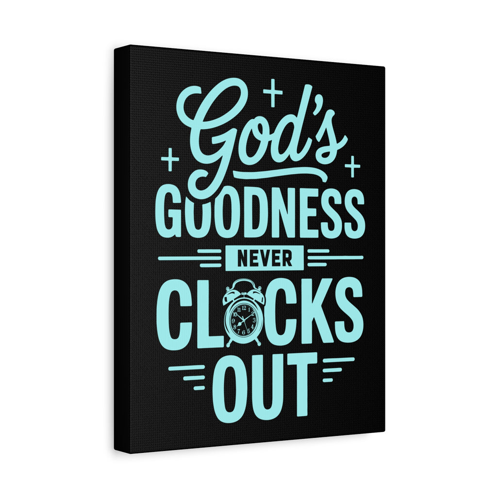 Inspirational Canvas Wall Art, Motivational Decor, Faith-Based Gift, Home Decoration, Religious Wall Art, God's Goodness