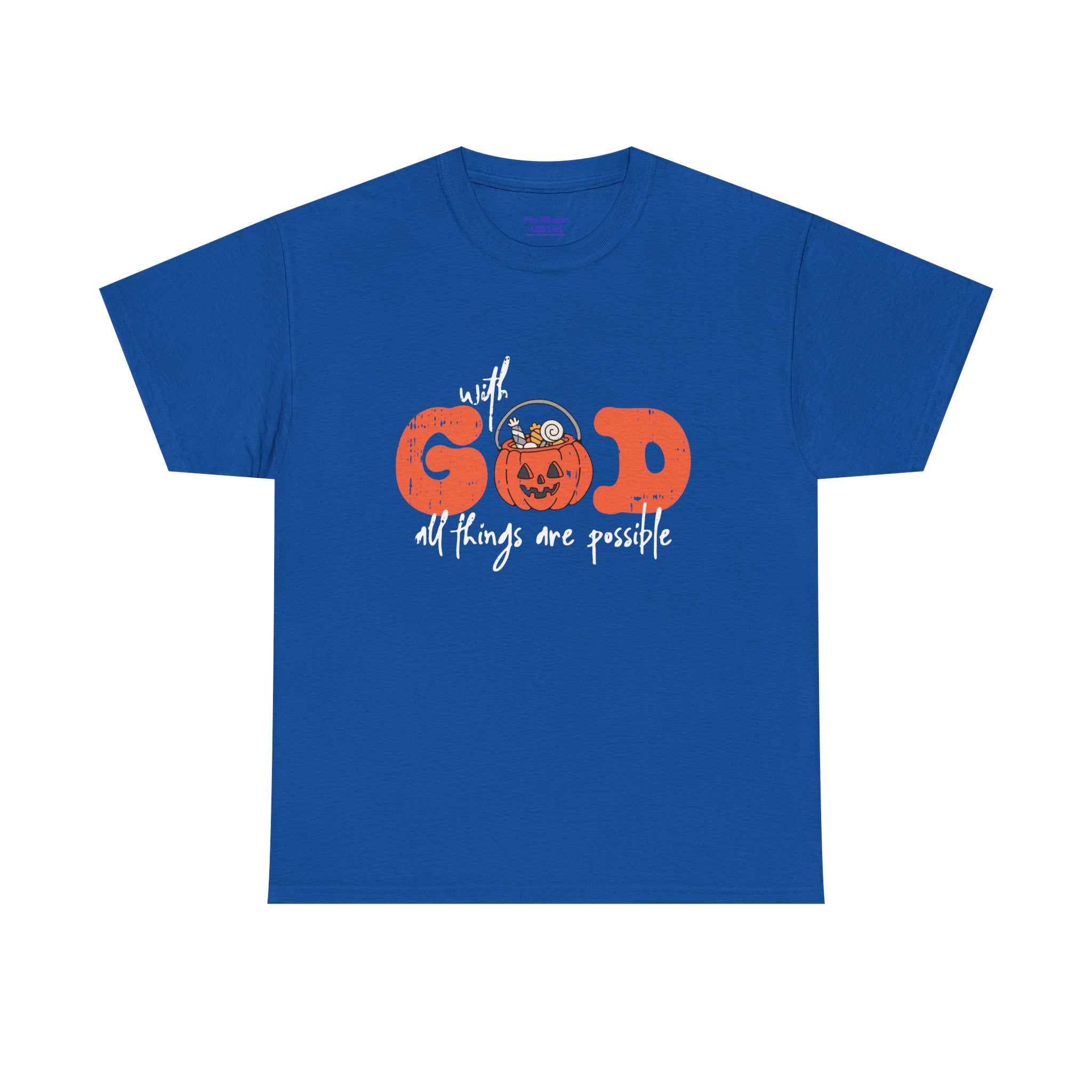 Faith-Inspired Unisex Tee - God All Things Are Possible Shirt