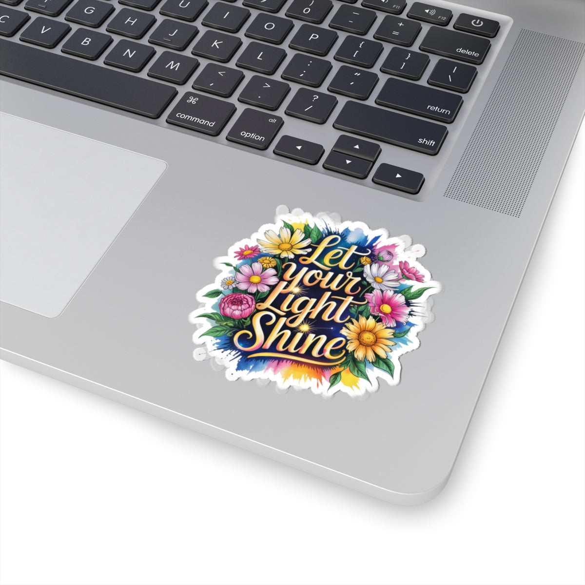 Joyful Floral Stickers, Let Your Light Shine, Positive Affirmation Stickers, Boho Laptop Decor, Flower Power Accessories, Gift for [...]