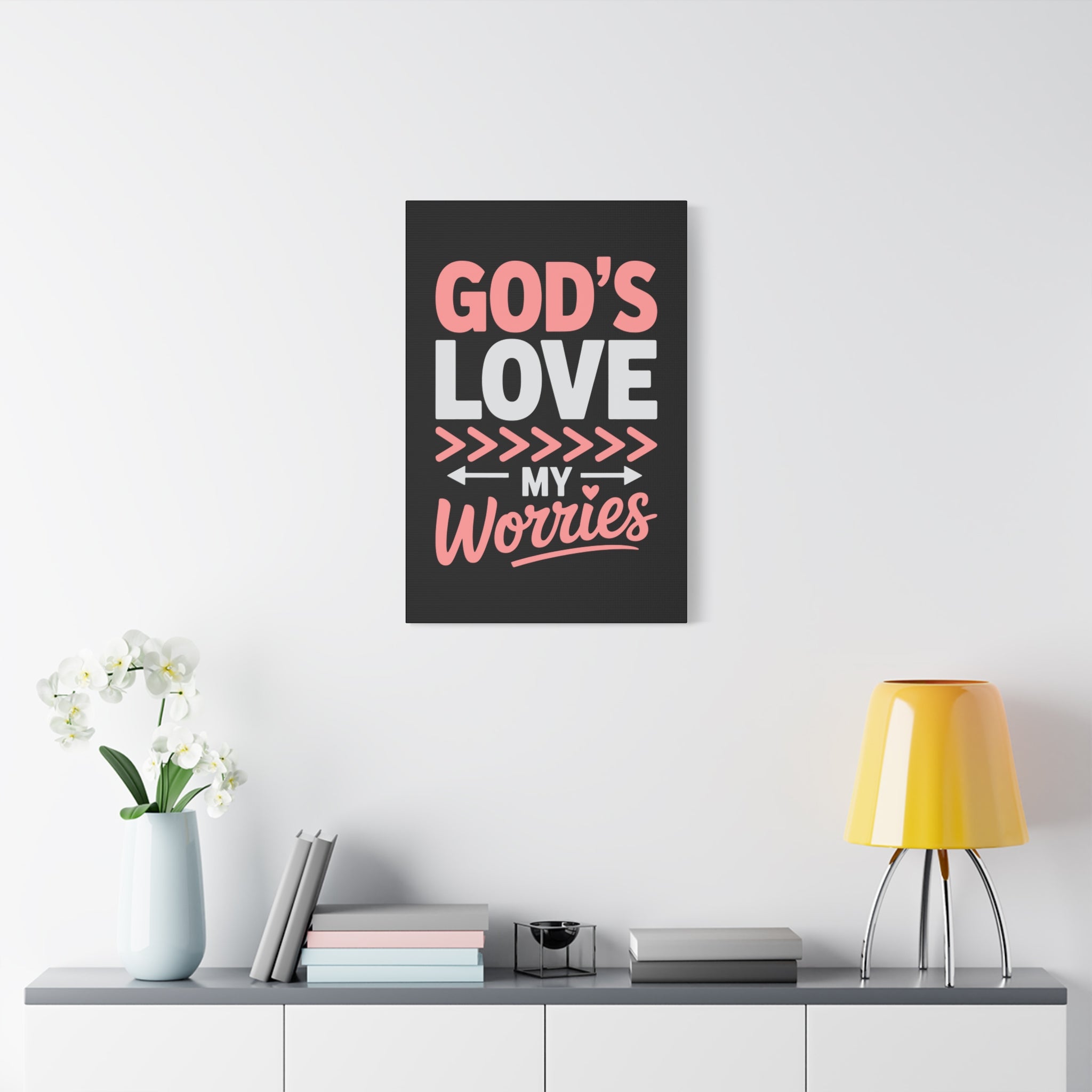 Inspirational Canvas Wall Art, Home Decor, Christian Gift, Motivational Wall Art, Stress Relief Decor, Housewarming Gift