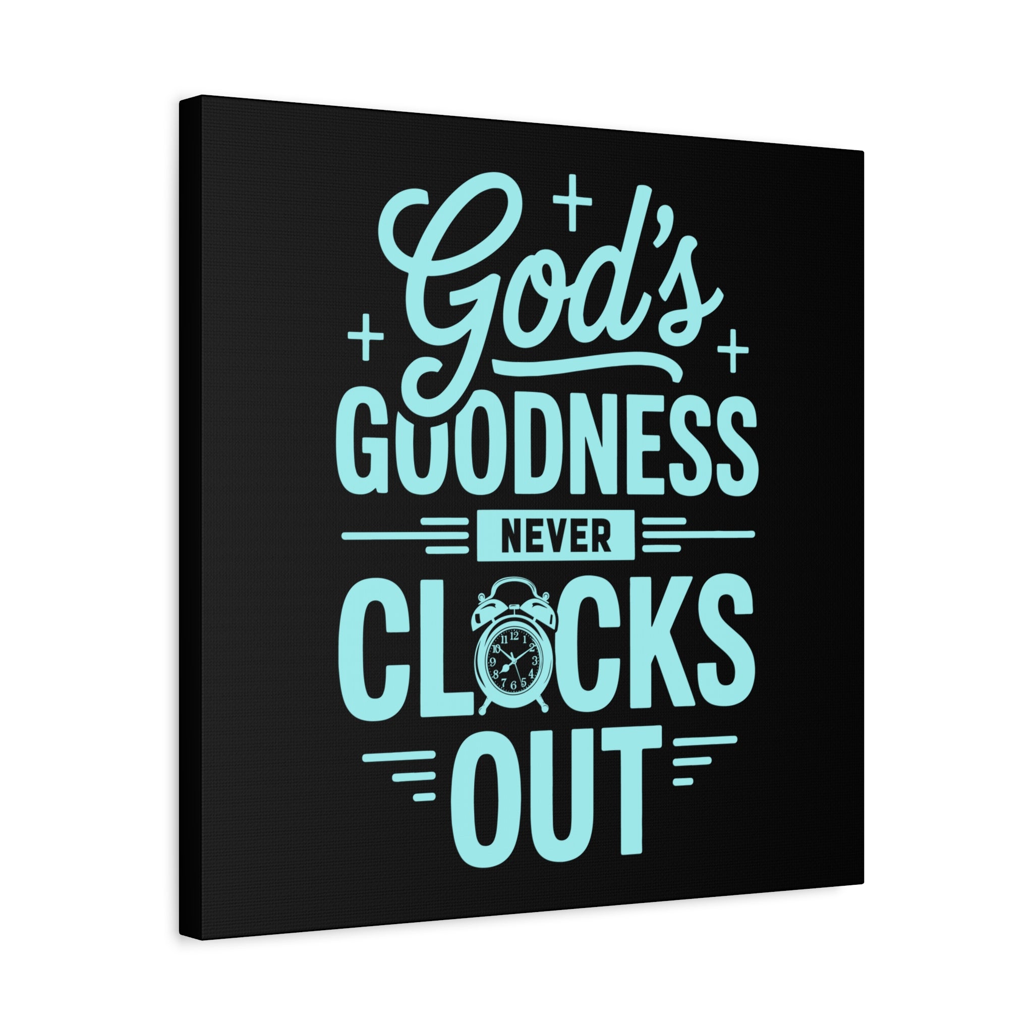Inspirational Canvas Wall Art, Motivational Decor, Faith-Based Gift, Home Decoration, Religious Wall Art, God's Goodness