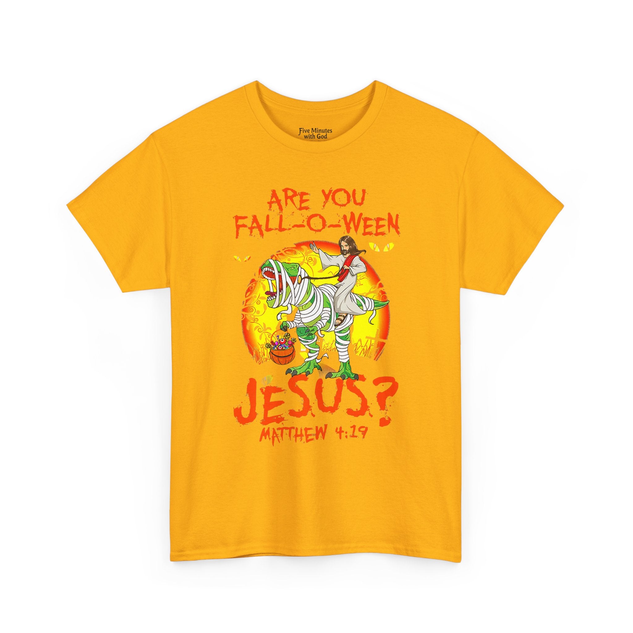 Funny Halloween T-Shirt, Fall Shirt, Christian Tee, Gift for Jesus Lovers, Unique Fall Apparel