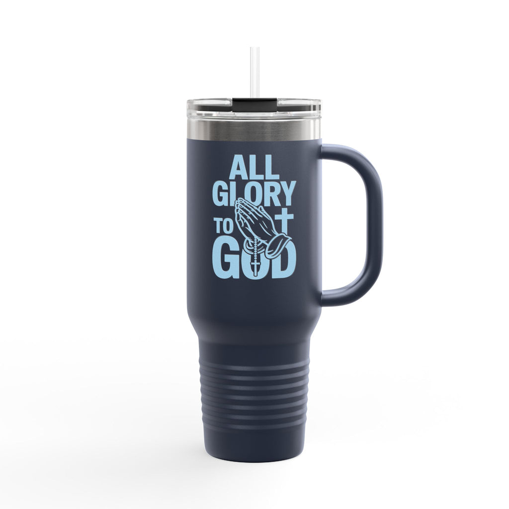 Insulated Travel Mug with Inspirational Quote, Perfect for Coffee Lovers, Bible Verses, Gift for Him/Her, Reusable Drinkware