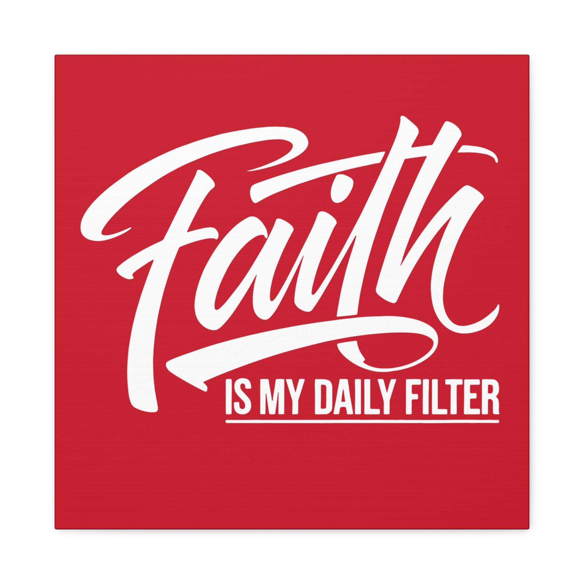 Copy of Inspirational Canvas Wall Art, Faith Quote Decor, Motivational Home Decor, Gray Wall Hanging, Gift for Faith Lovers
