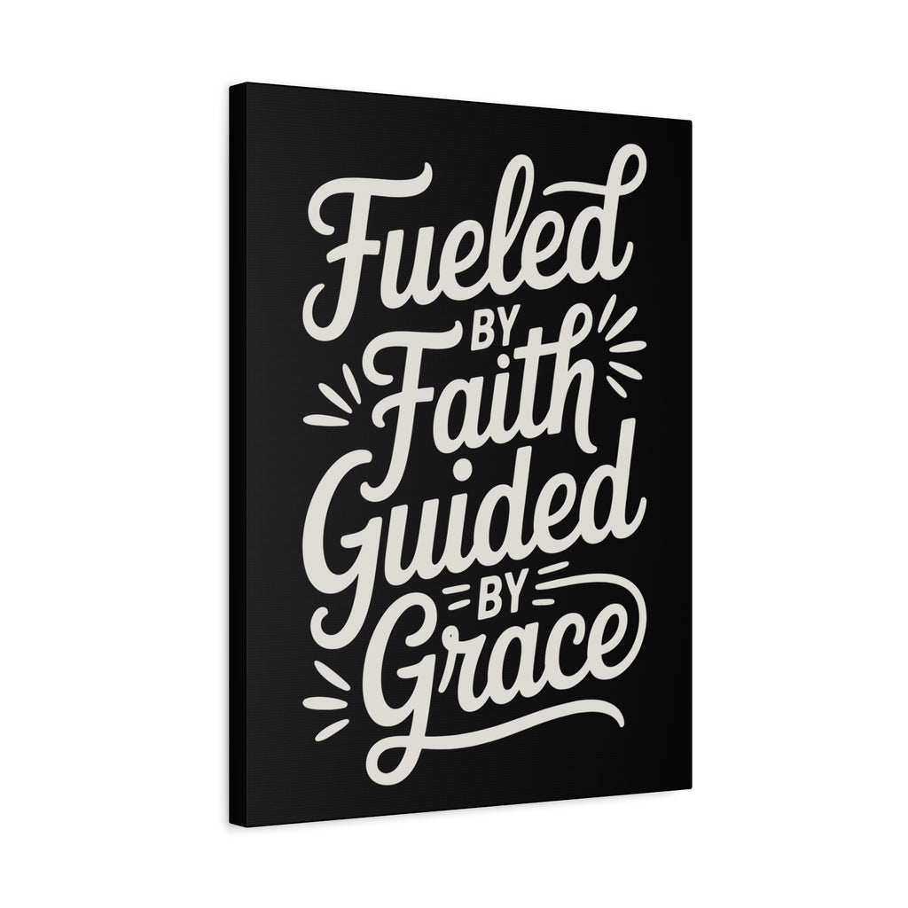 Stretched Canvas Art, Motivational Wall Decor, Home Inspirational Art, Faith-Based Decor, Gift for Faith Lovers