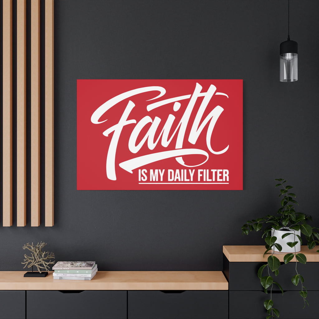 Copy of Inspirational Canvas Wall Art, Faith Quote Decor, Motivational Home Decor, Gray Wall Hanging, Gift for Faith Lovers