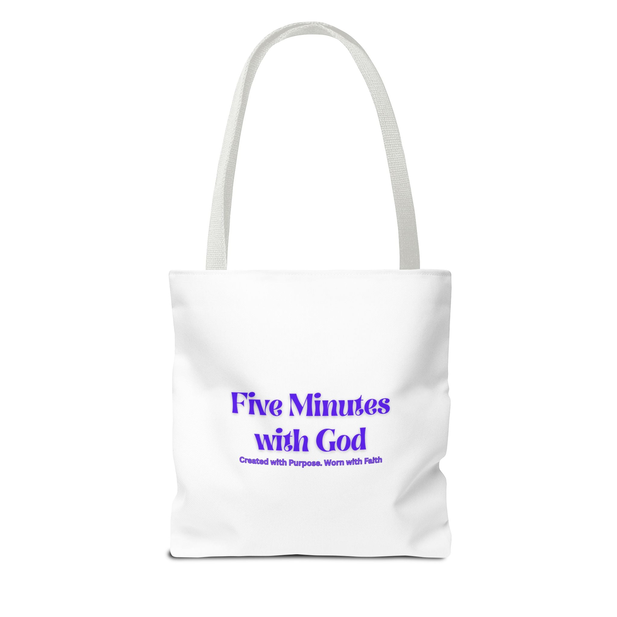 Colorful Inspirational Tote Bag, Versatile Shopping Bag, Faith-Based Gift, Motivational Carryall, Perfect for Any Occasion