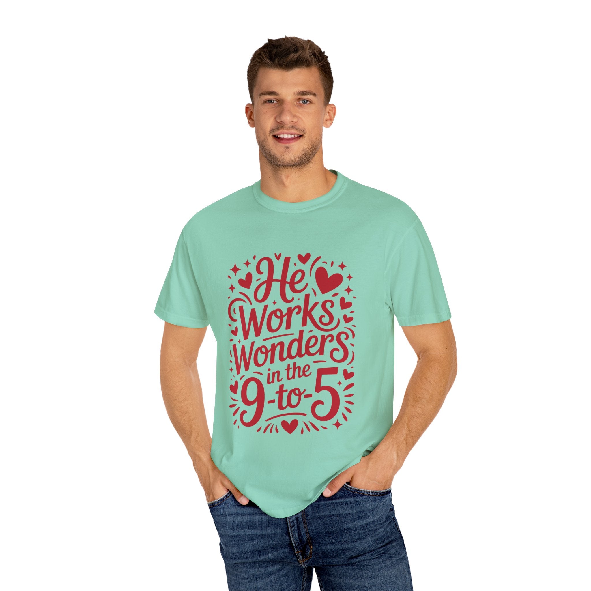 He Works Wonders Motivational Tee