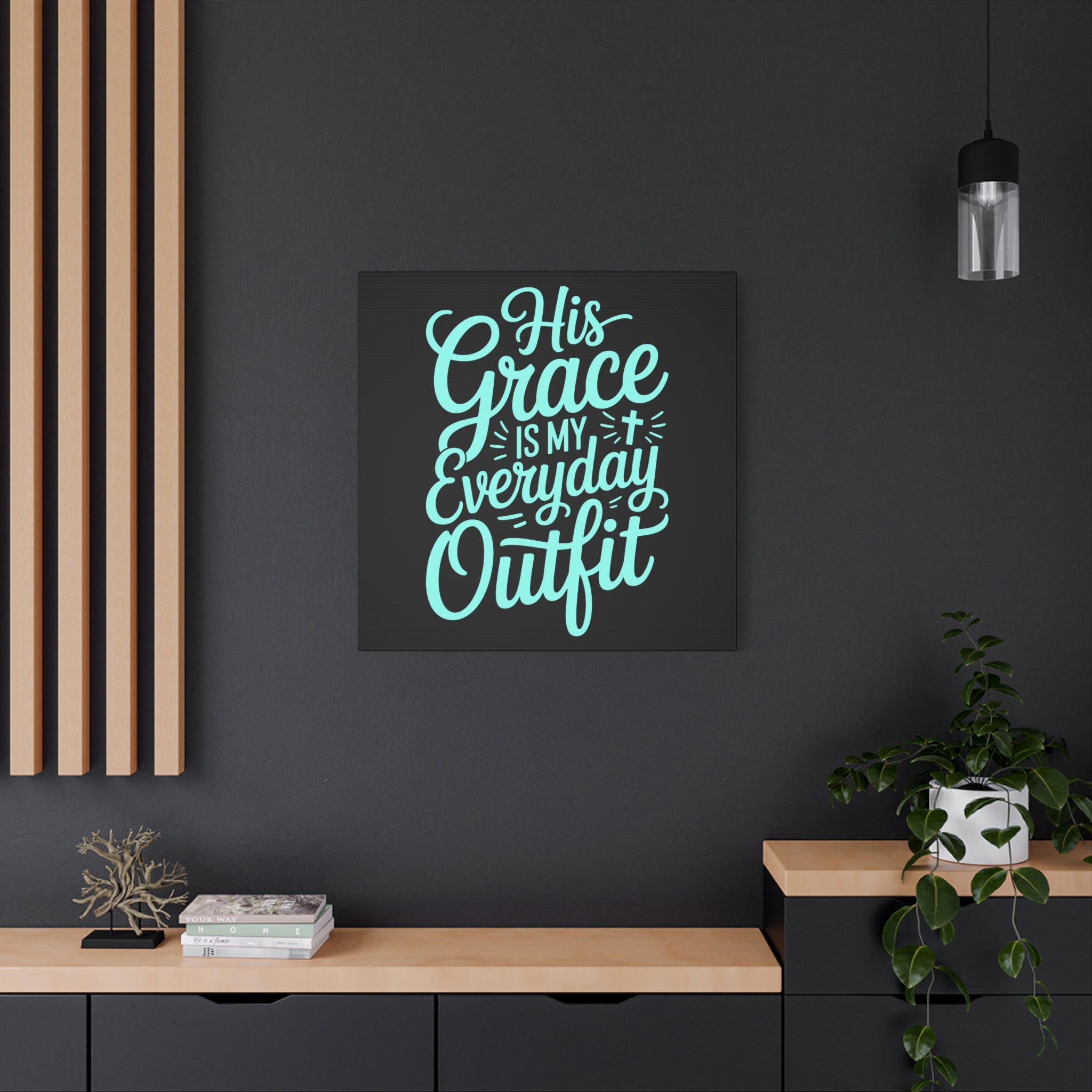 Inspirational Wall Art Canvas, Faith Decor, Religious Home Decor, Meaningful Gift, Everyday Motivation