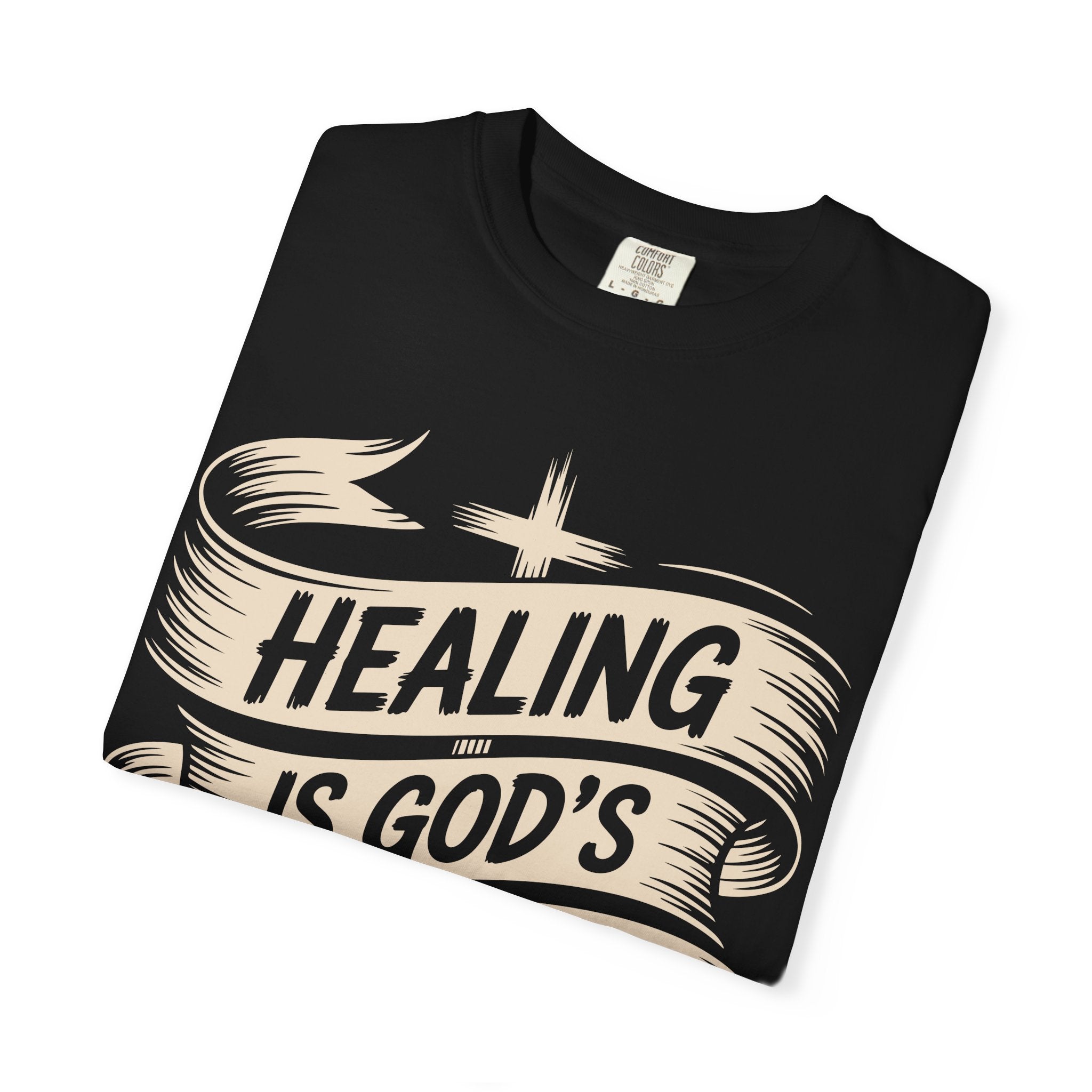 Healing is God's Promise T-Shirt, Faith-Based Apparel