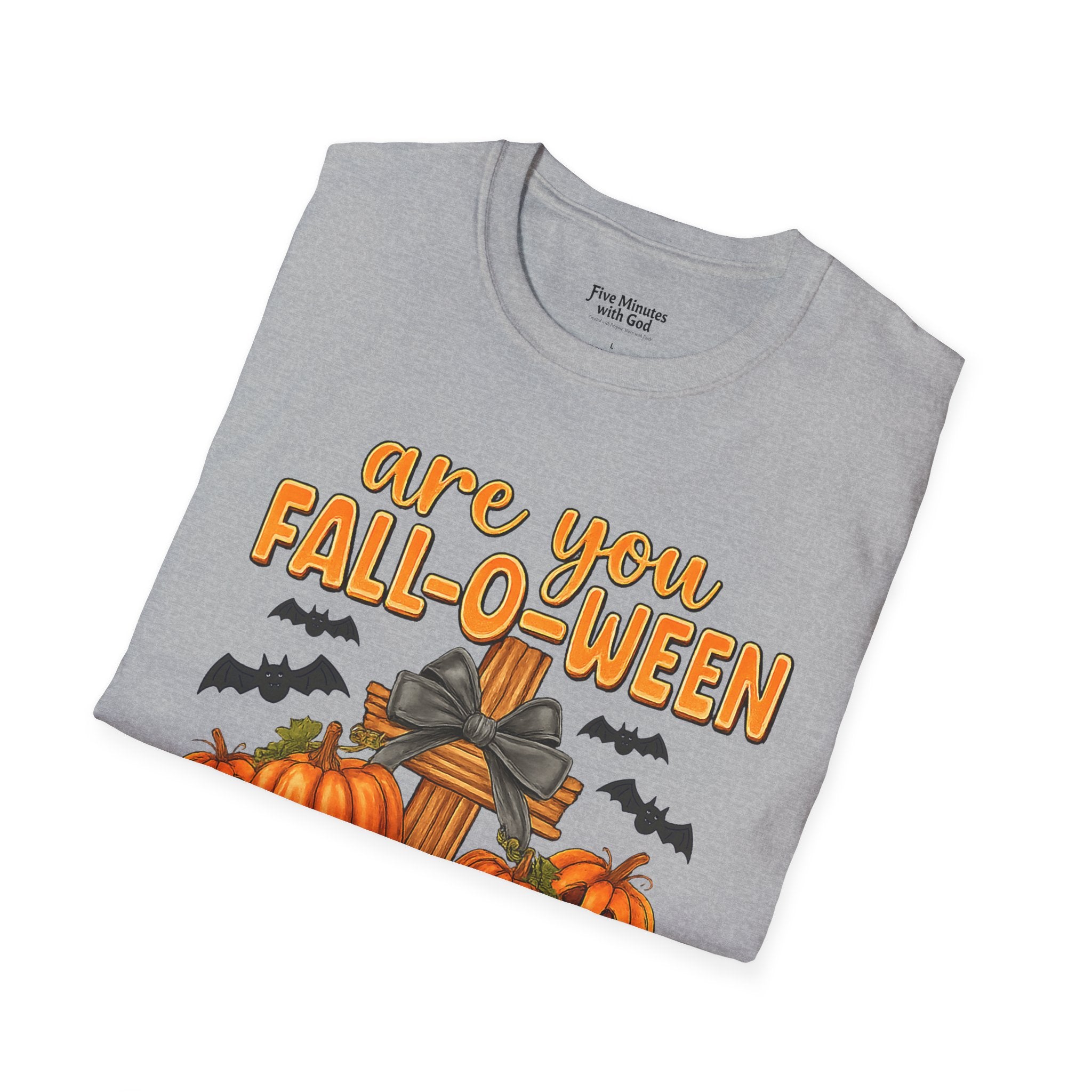Funny Christian Halloween T-Shirt, Jesus Pumpkin Tee, Unisex Fall Shirt, Autumn Festive Apparel, Holiday Gift Idea