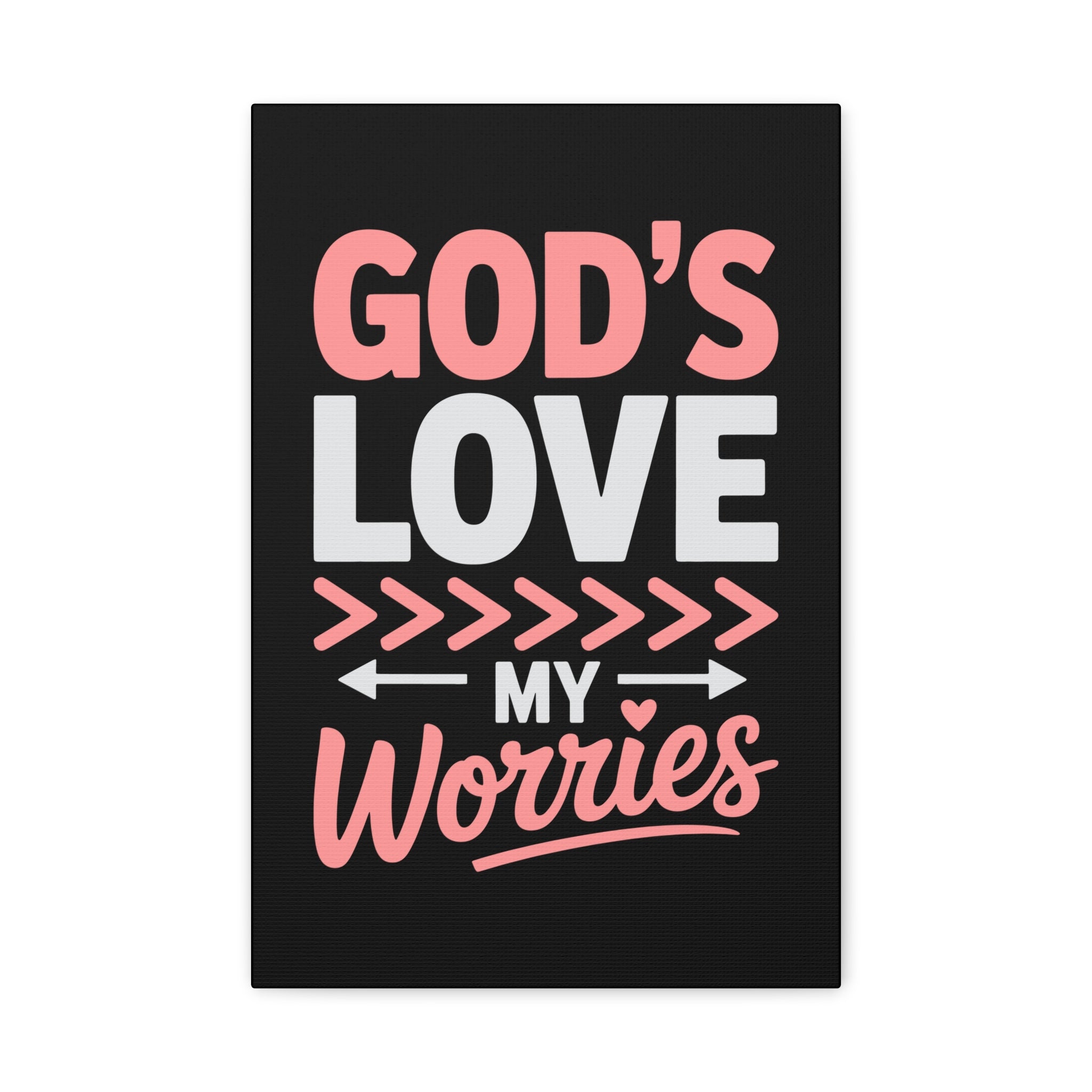 Inspirational Canvas Wall Art, Home Decor, Christian Gift, Motivational Wall Art, Stress Relief Decor, Housewarming Gift