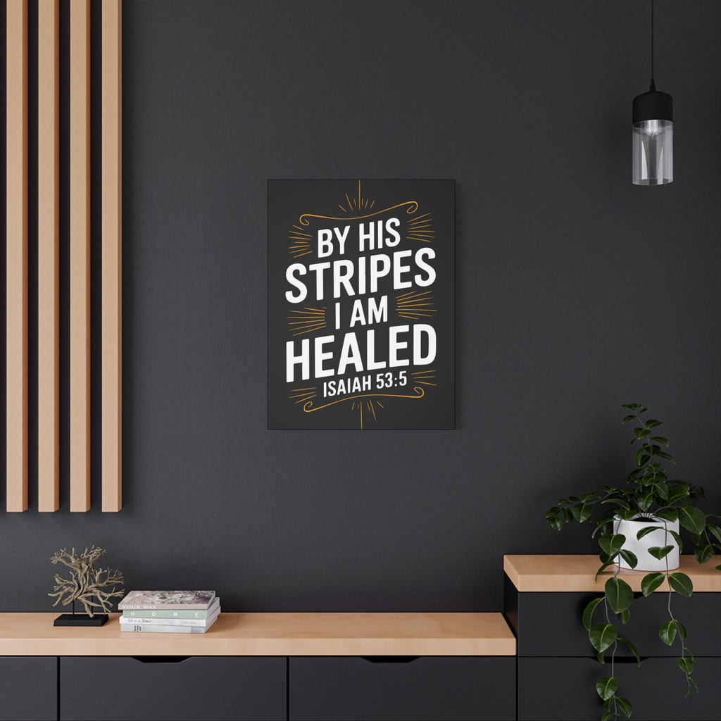 Inspirational Canvas Wall Art - Faith Decor, Christian Gift, Healing Quote, Home Decor, Modern Artwork