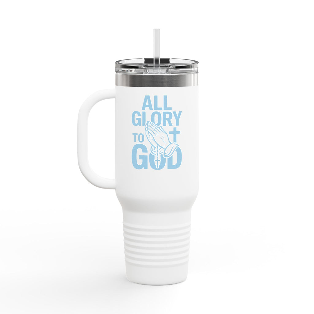 Insulated Travel Mug with Inspirational Quote, Perfect for Coffee Lovers, Bible Verses, Gift for Him/Her, Reusable Drinkware