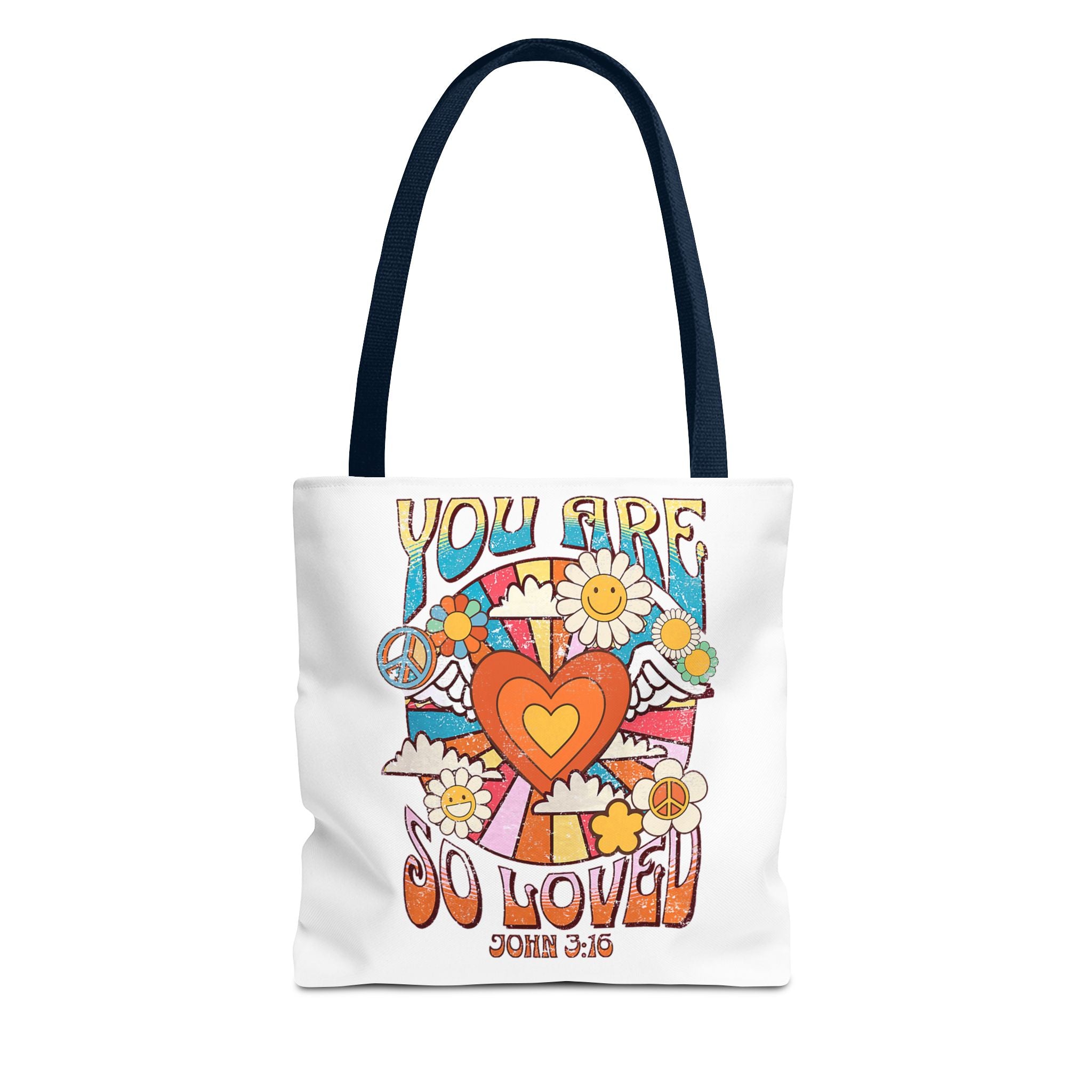 Colorful Inspirational Tote Bag, Versatile Shopping Bag, Faith-Based Gift, Motivational Carryall, Perfect for Any Occasion