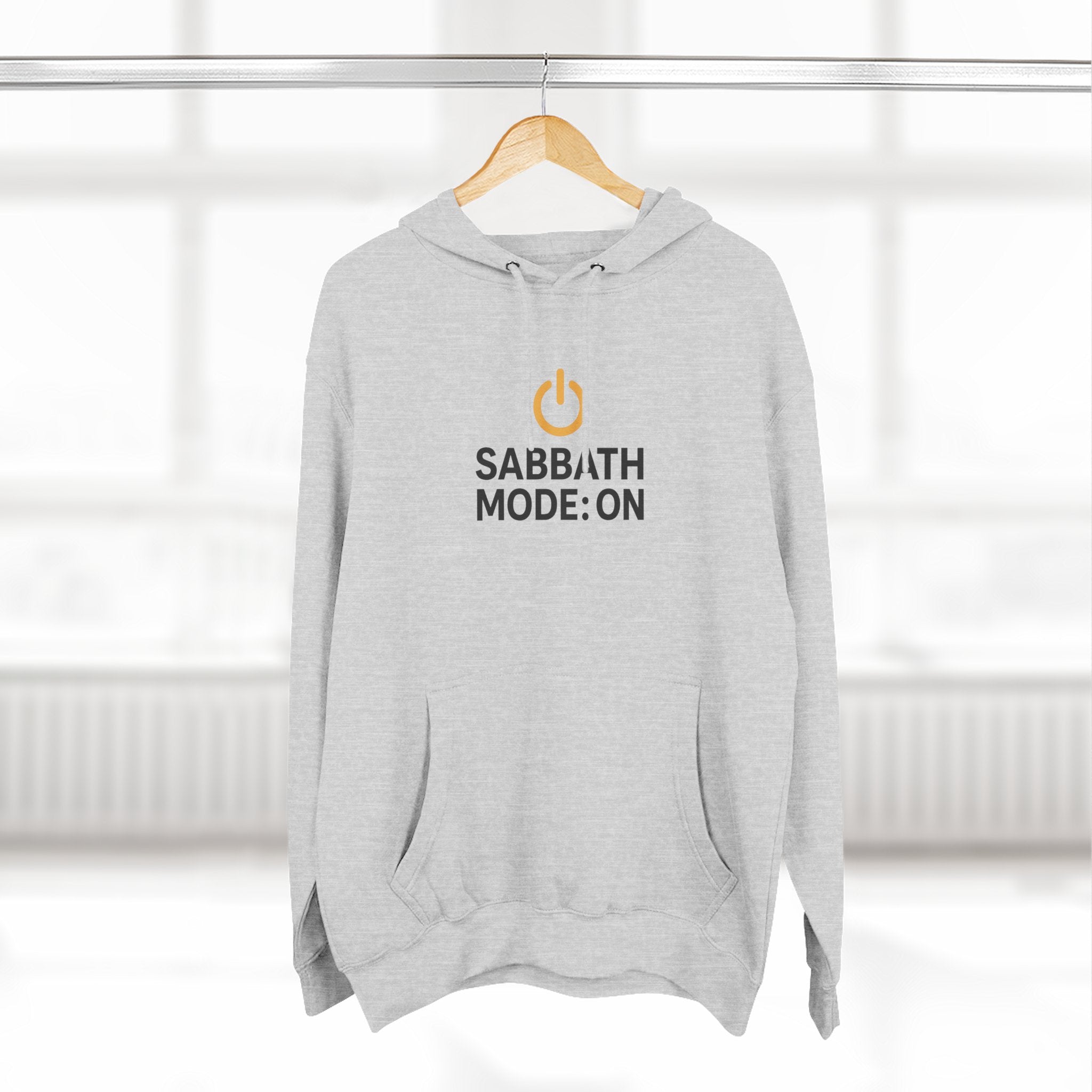 Sabbath Mode Fleece Hoodie | Faith Apparel, Religious Gift, Comfortable Hoodie, Cozy Wear, Spiritual Fashion