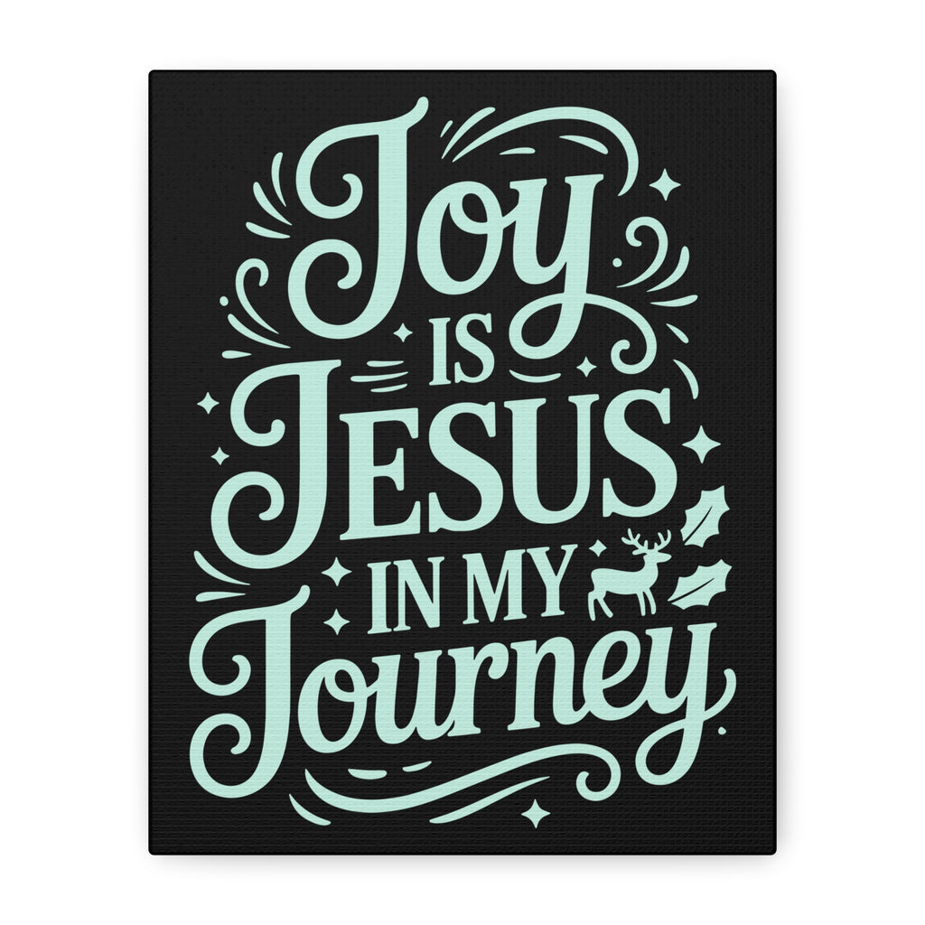 Joy in My Journey Canvas Wall Art, Religious Decor, Christmas Gift, Inspirational Wall Art, Joyful Home Decoration, Faith-Based Art