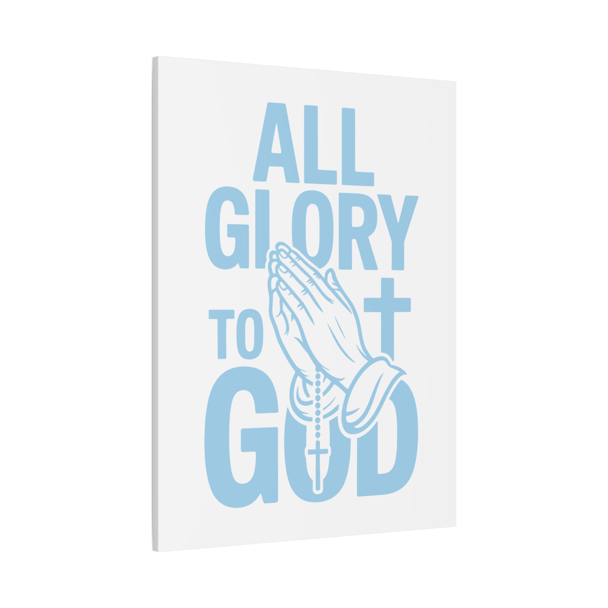 Religious Wall Art Canvas Print, Christian Home Decor, Inspirational Gift, Praying Hands Artwork, Faith Decor for Church