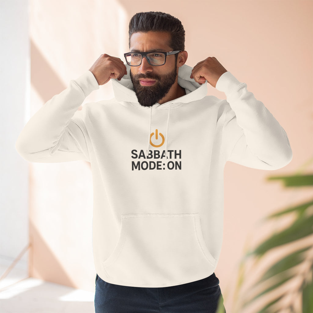 Sabbath Mode Fleece Hoodie | Faith Apparel, Religious Gift, Comfortable Hoodie, Cozy Wear, Spiritual Fashion