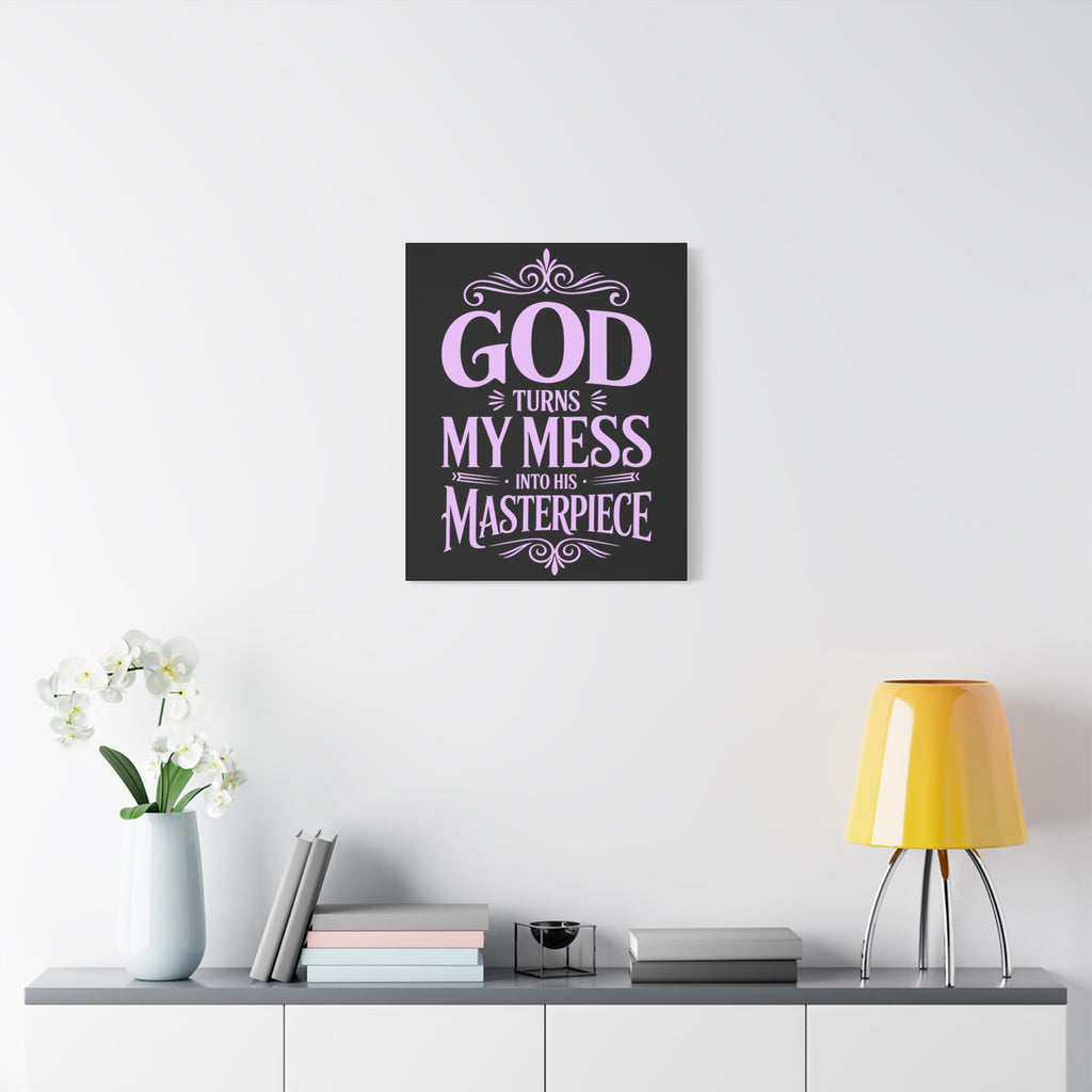 Inspirational Canvas Wall Art, Home Decor, Christian Gift, Motivational Wall Art, Faith-Based Decoration, Room Aesthetic, Gift for Her